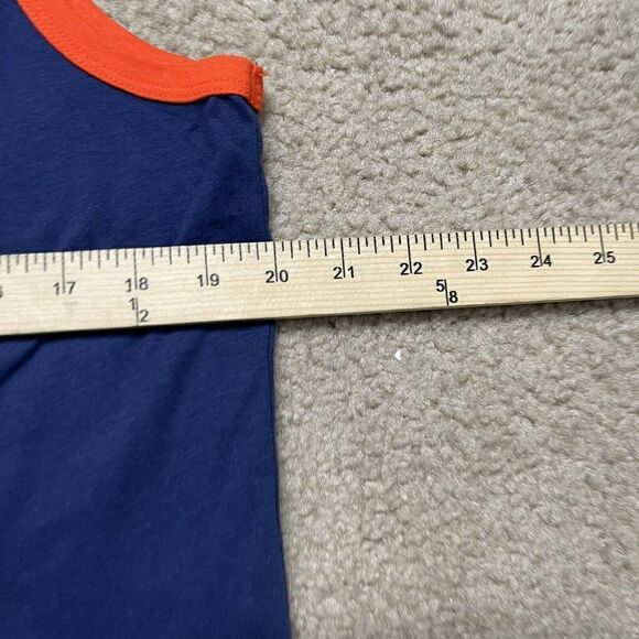 MLB The Nike Tee Detroit Tigers Navy Orange Baseball Mens Tank Top Shirt Medium - Picture 8 of 8